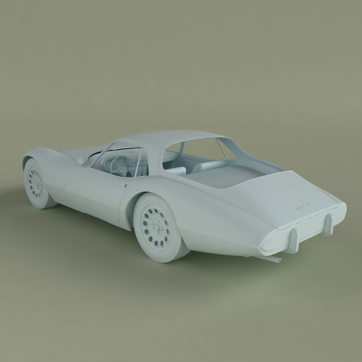 Alfa Romeo Giulia 1600 TZ2 Pininfarina 3D model_11