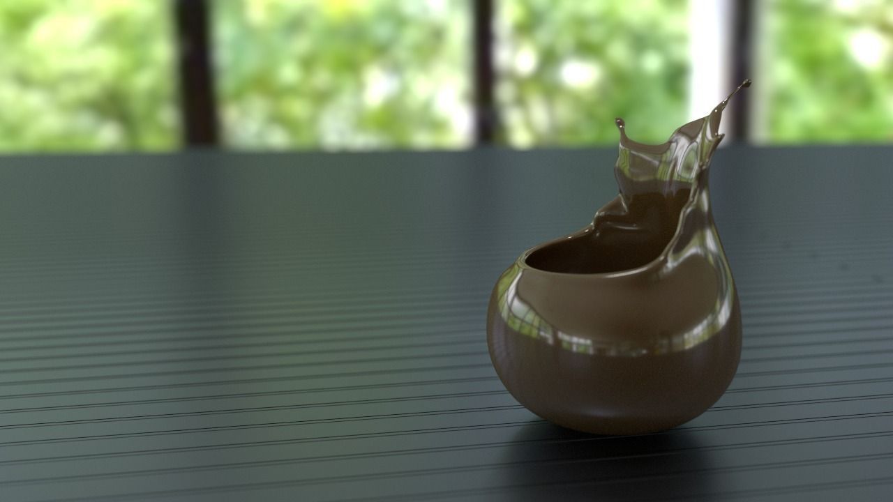 splashing bowl 3D print model_2