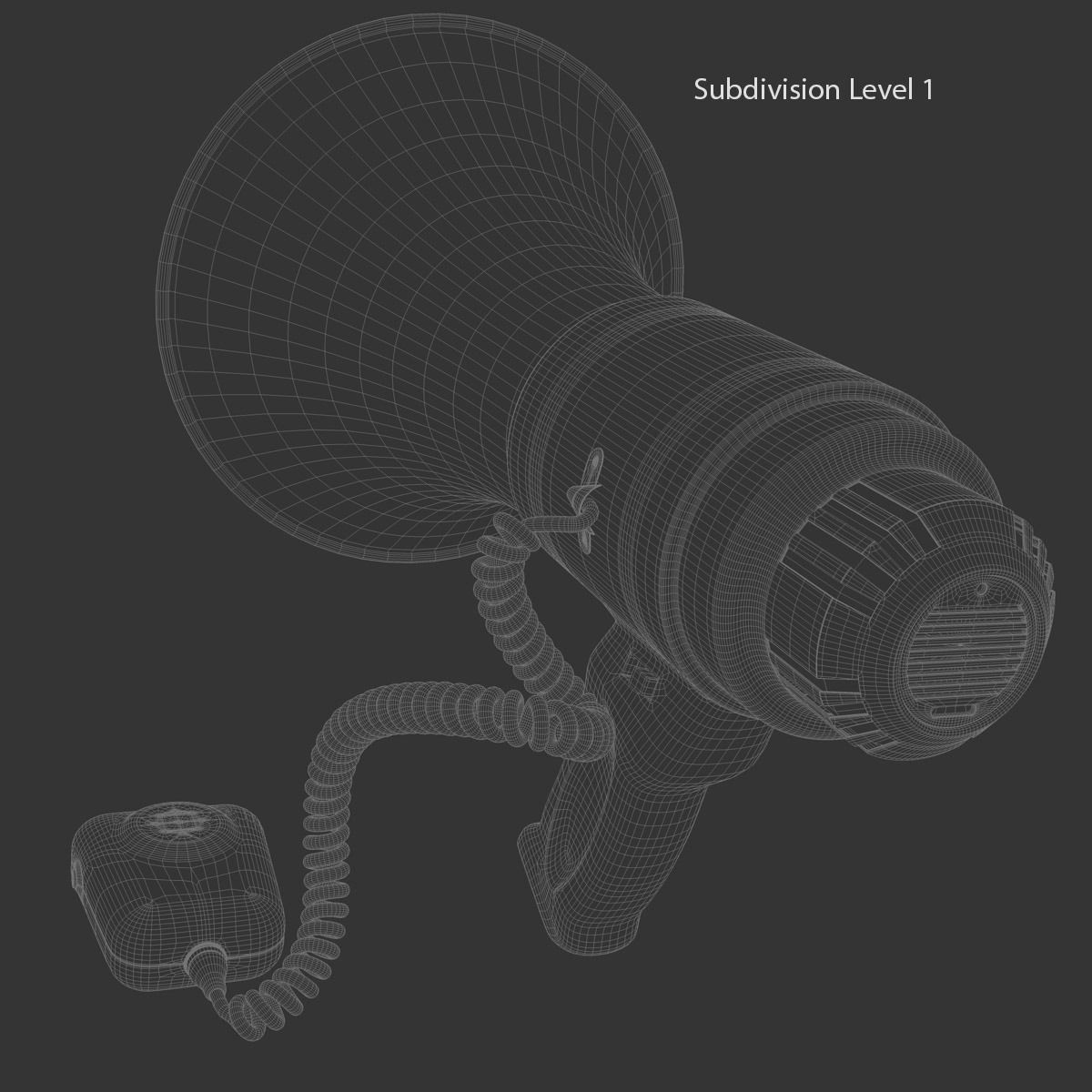 Megaphone 3D model_16