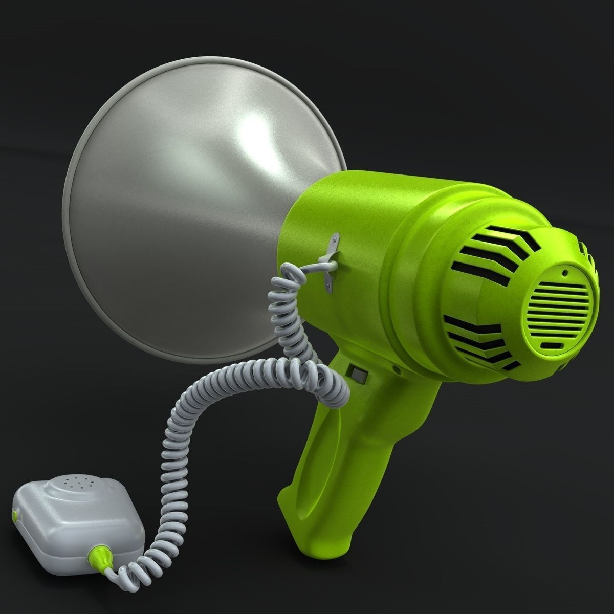 Megaphone 3D model_1