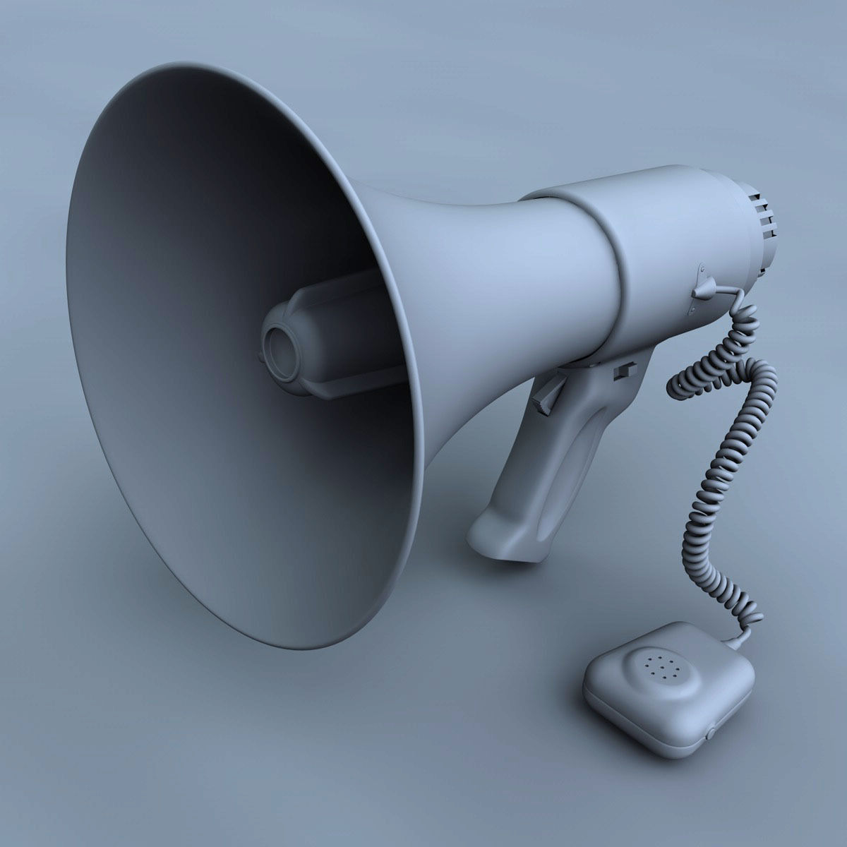 Megaphone 3D model_17