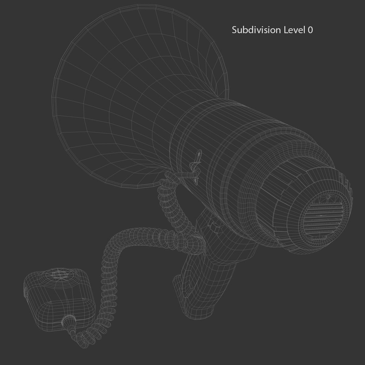 Megaphone 3D model_13