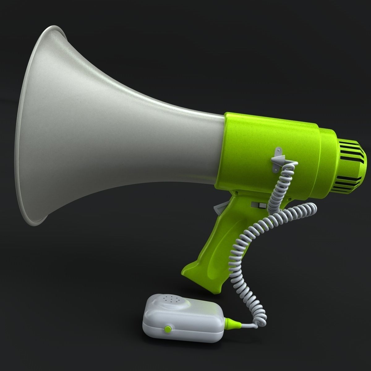 Megaphone 3D model_2
