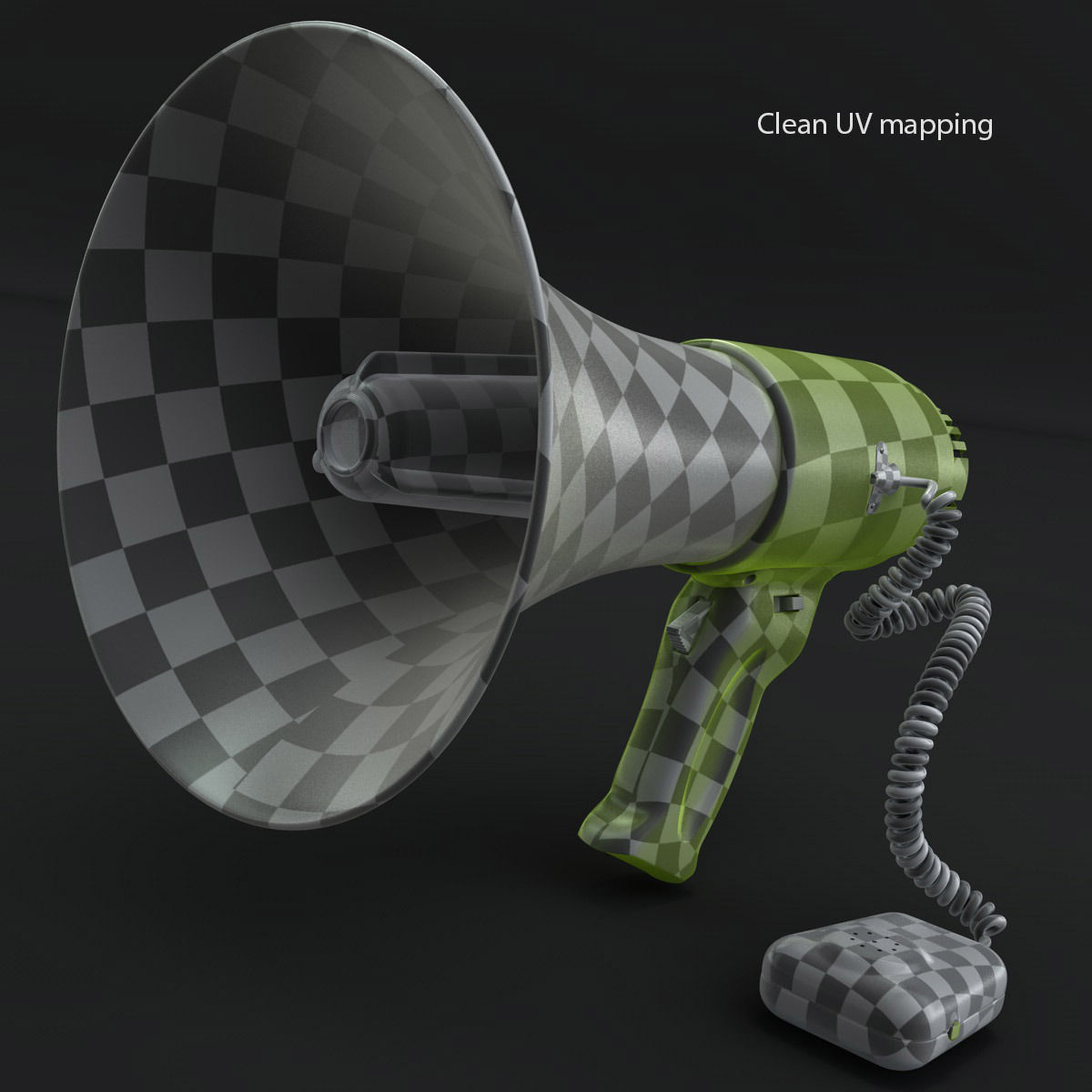 Megaphone 3D model_10