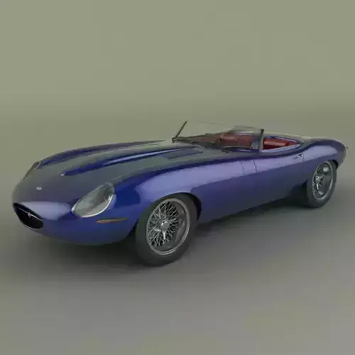 Jaguar E-Type Eagle Speedster 3D model