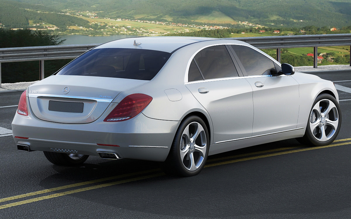 Mercedes S-class MY 2014 3D model_12