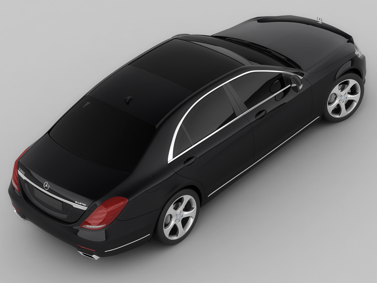 Mercedes S-class MY 2014 3D model_4