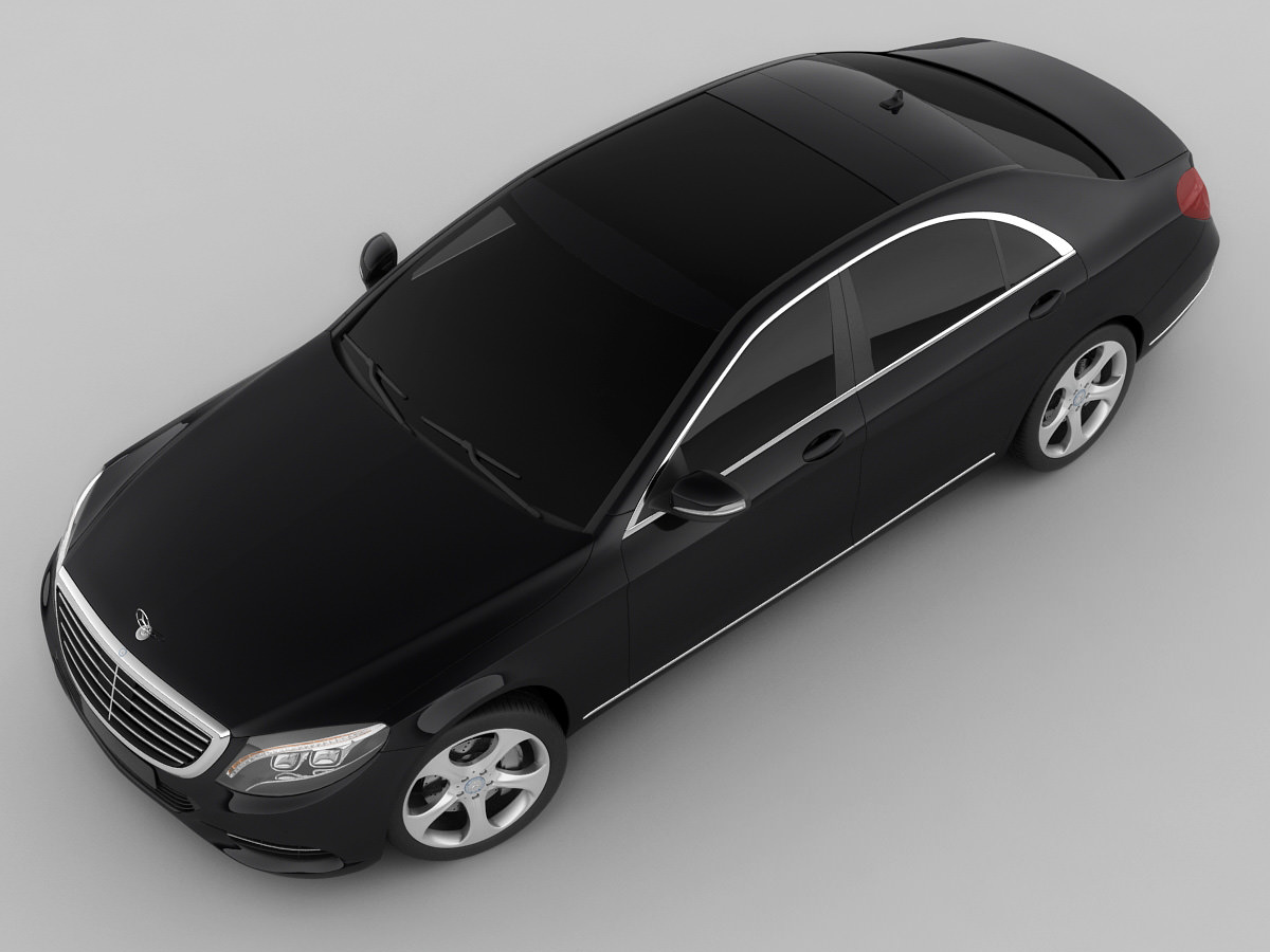 Mercedes S-class MY 2014 3D model_6