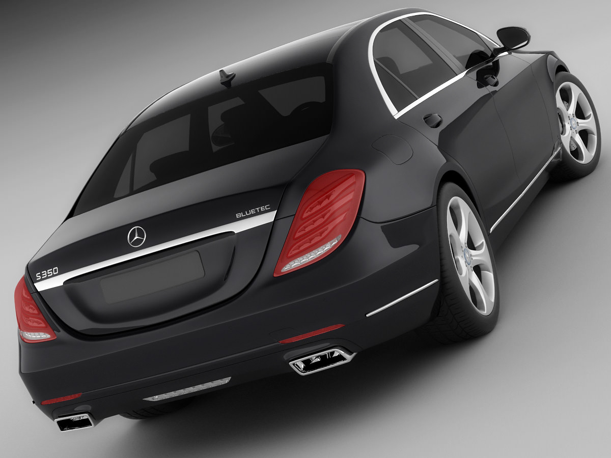 Mercedes S-class MY 2014 3D model_1