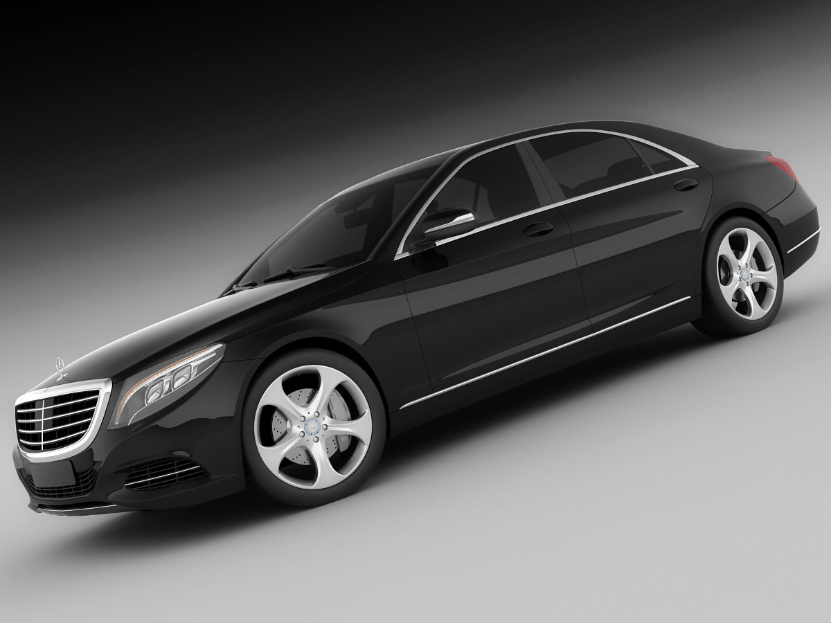 Mercedes S-class MY 2014 3D model_7