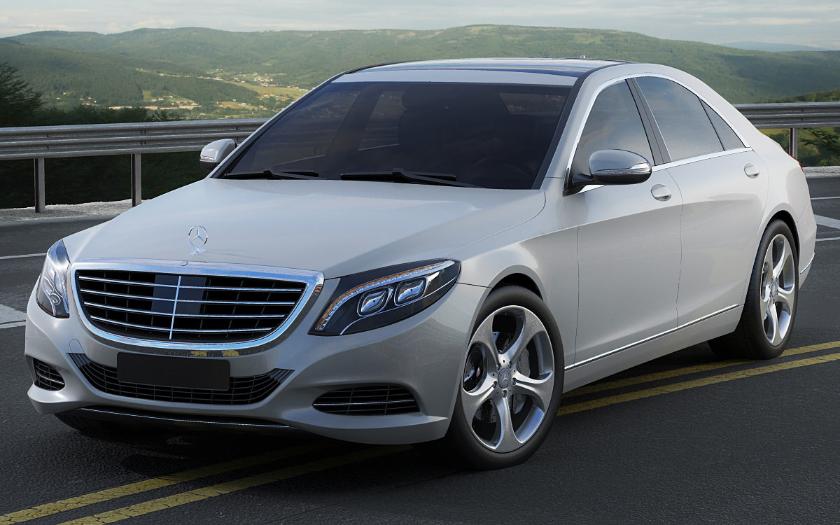 Mercedes S-class MY 2014 3D model_11