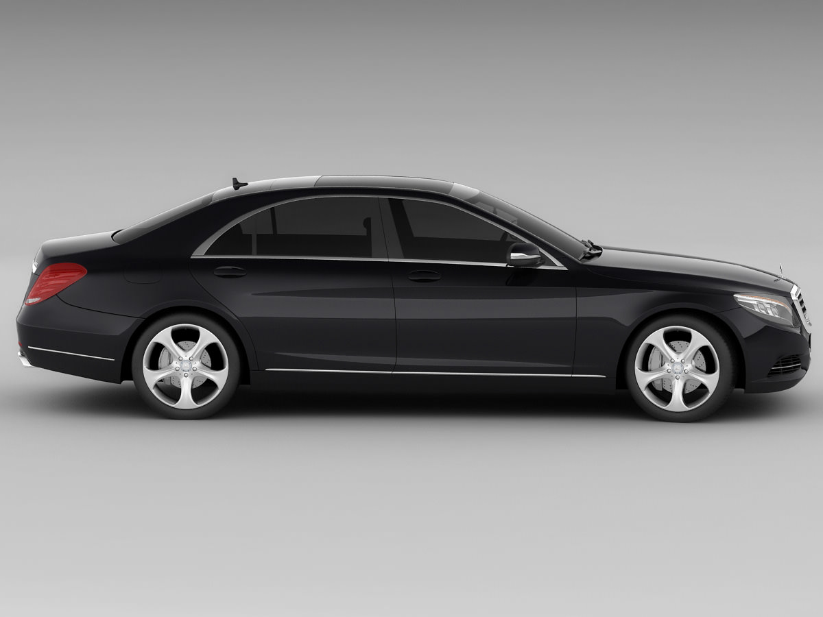 Mercedes S-class MY 2014 3D model_2
