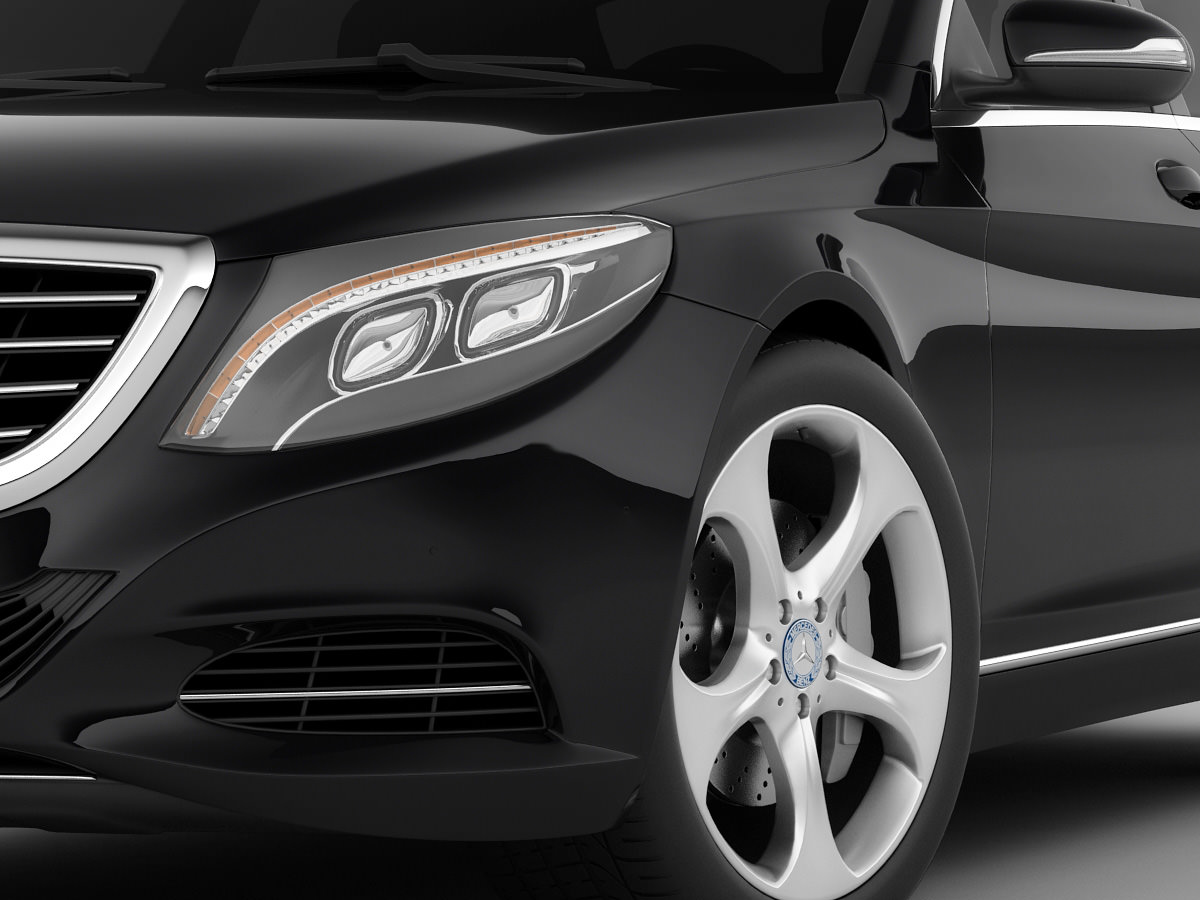 Mercedes S-class MY 2014 3D model_3