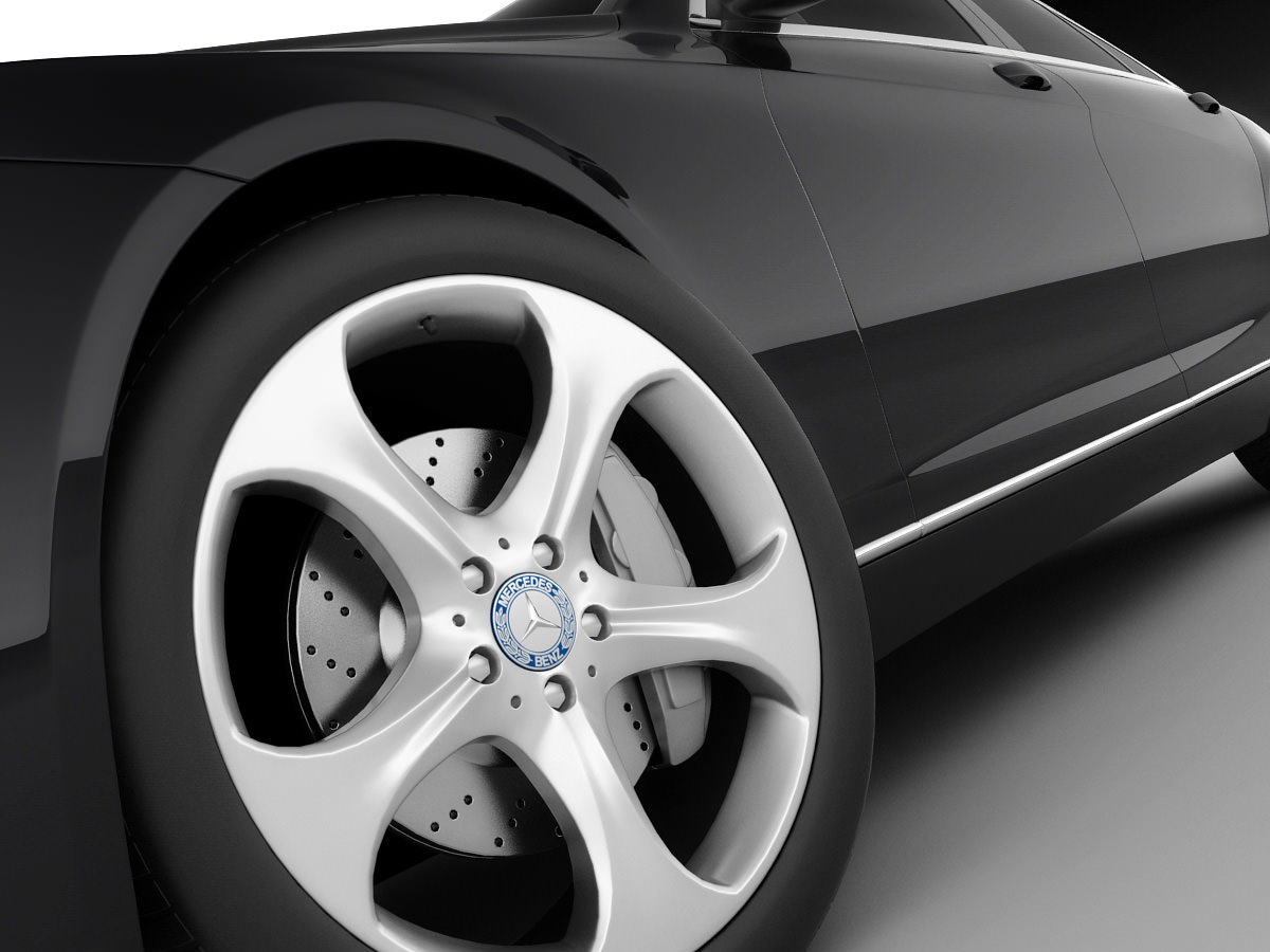 Mercedes S-class MY 2014 3D model_9