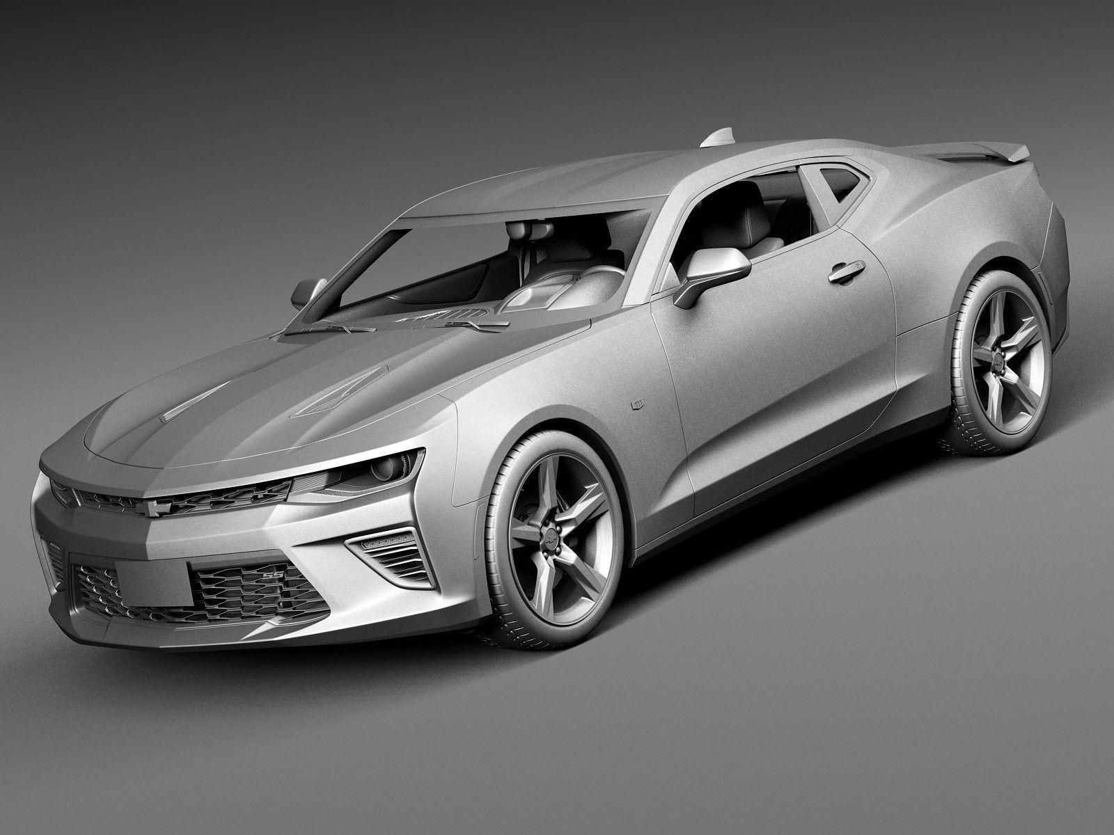 Chevrolet Camaro SS 2016 3D Model .max .obj .3ds .fbx .c4d ...