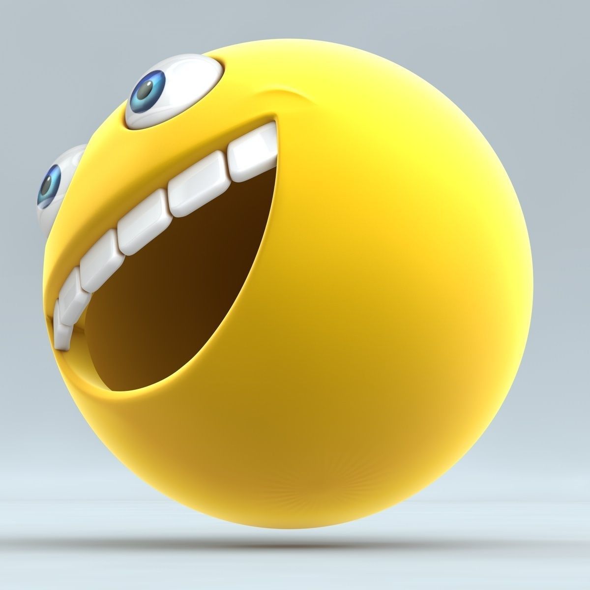 Smiley Face 3D model_3