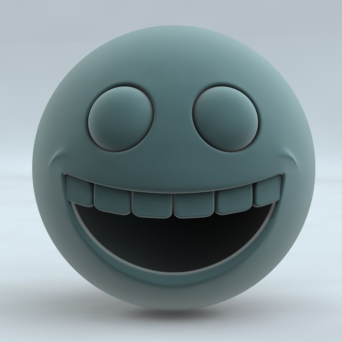 Smiley Face 3D model_7