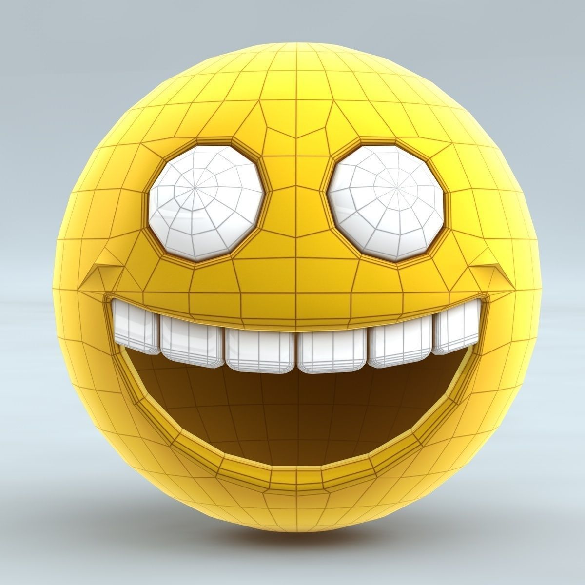 Smiley Face 3D model_9