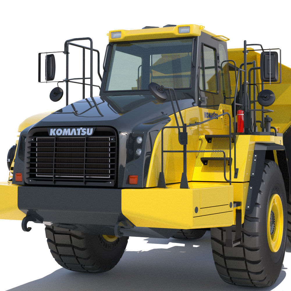 Articulated Dump Truck Komatsu HM400-5 3D model_9