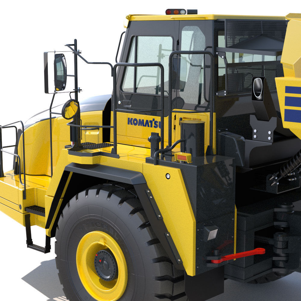 Articulated Dump Truck Komatsu HM400-5 3D model_12