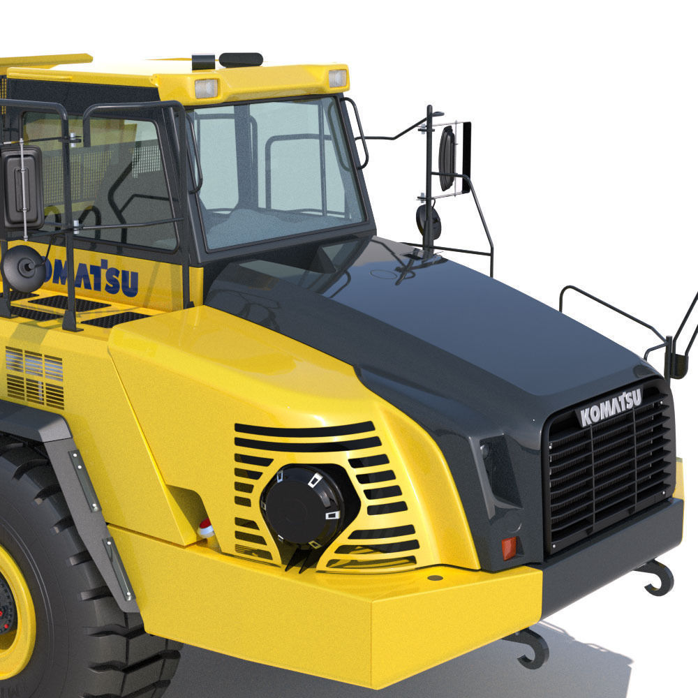 Articulated Dump Truck Komatsu HM400-5 3D model_16