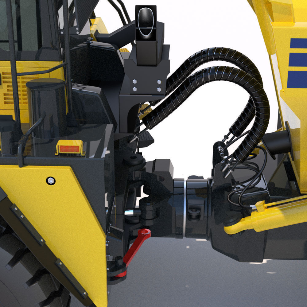 Articulated Dump Truck Komatsu HM400-5 3D model_13