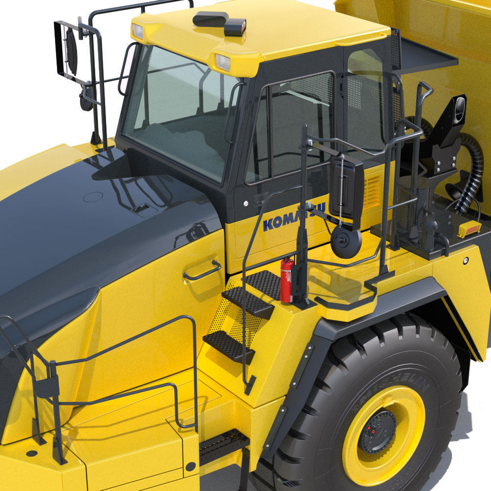Articulated Dump Truck Komatsu HM400-5 3D model_11