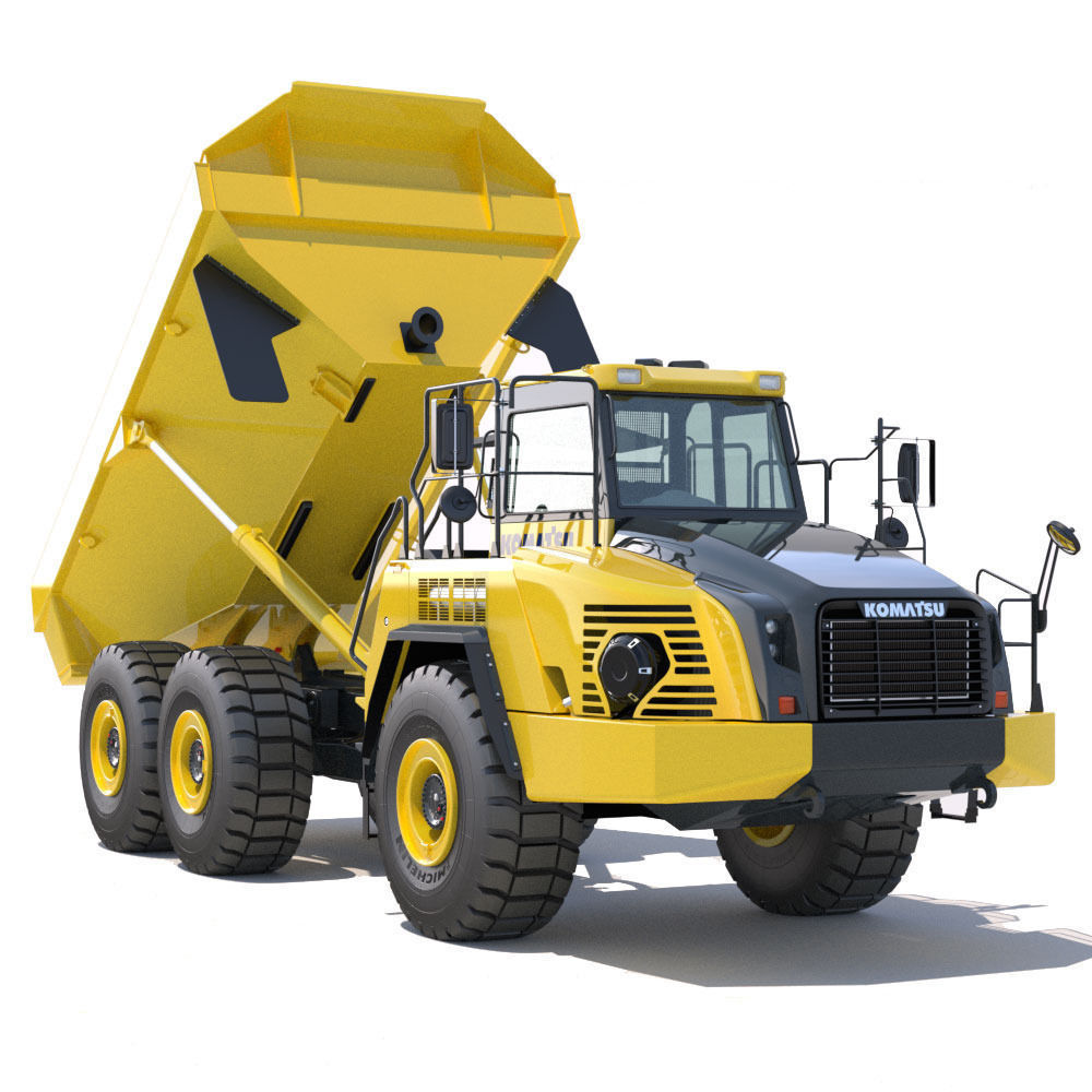 Articulated Dump Truck Komatsu HM400-5 3D model_19