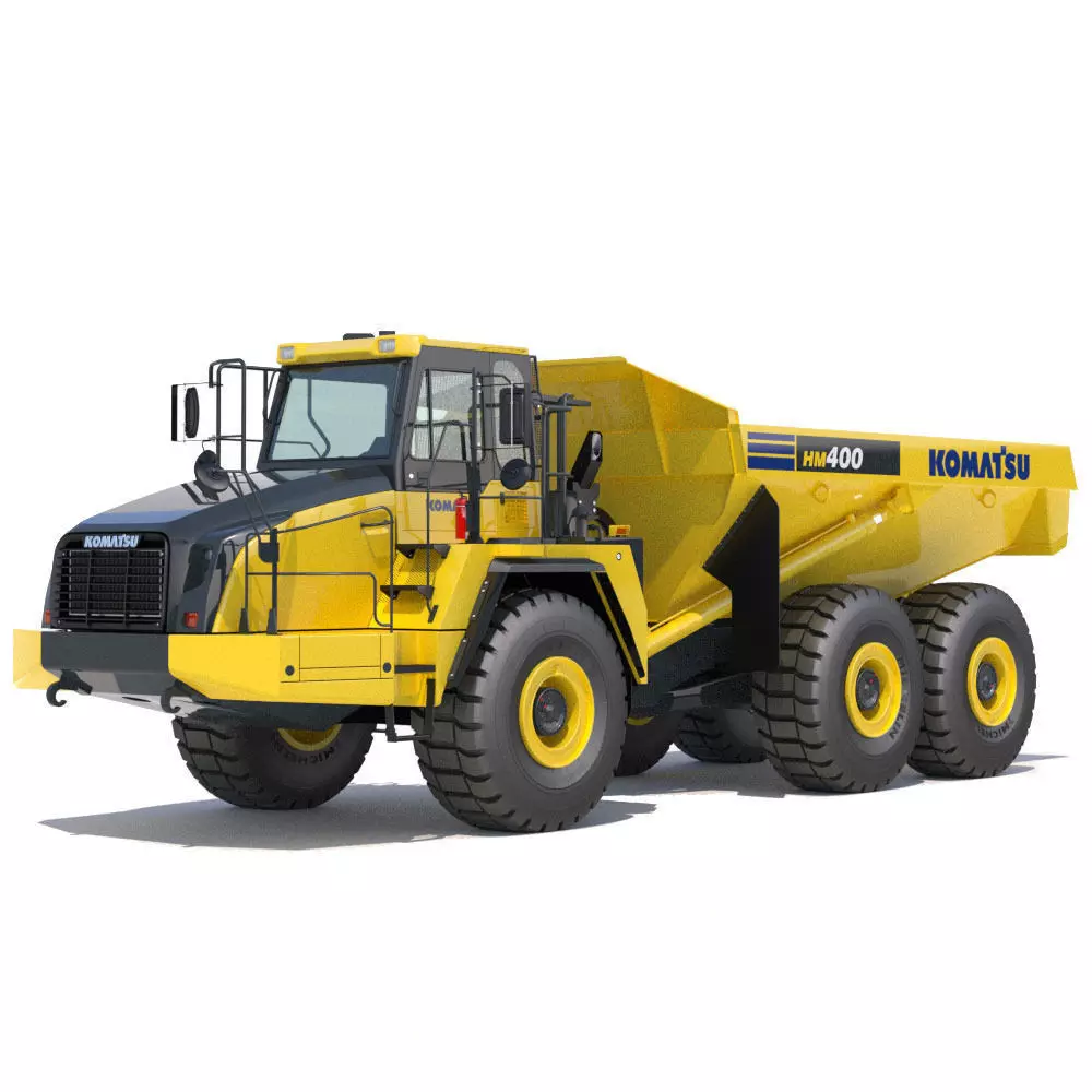 Articulated Dump Truck Komatsu HM400-5 3D model_0