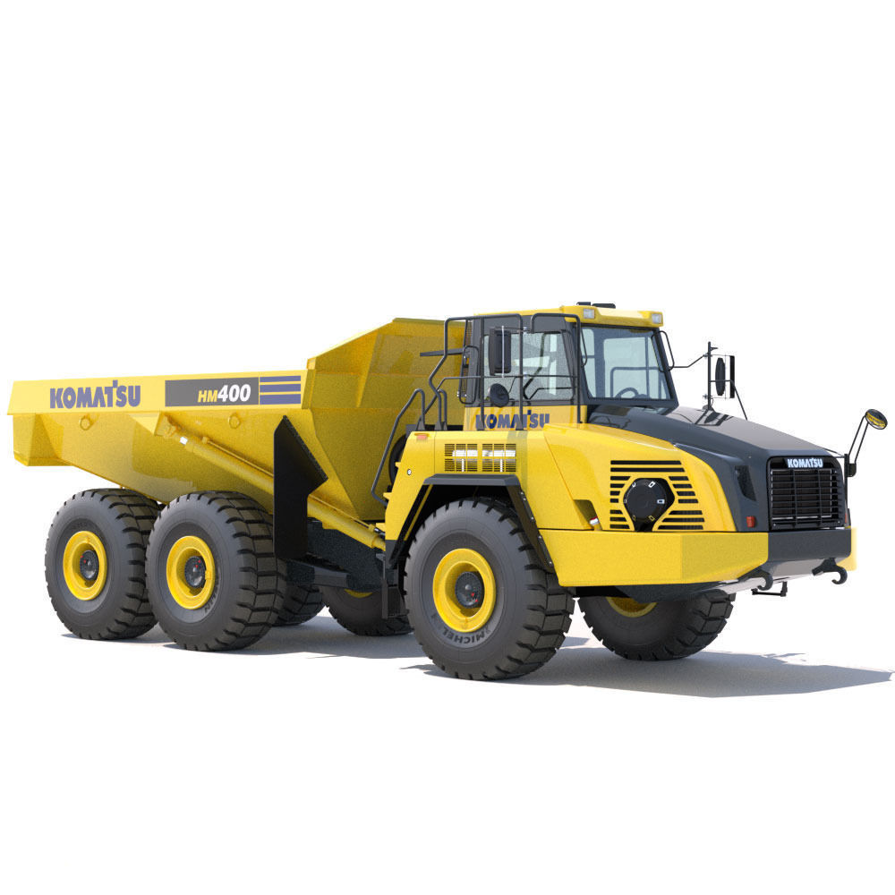 Articulated Dump Truck Komatsu HM400-5 3D model_2