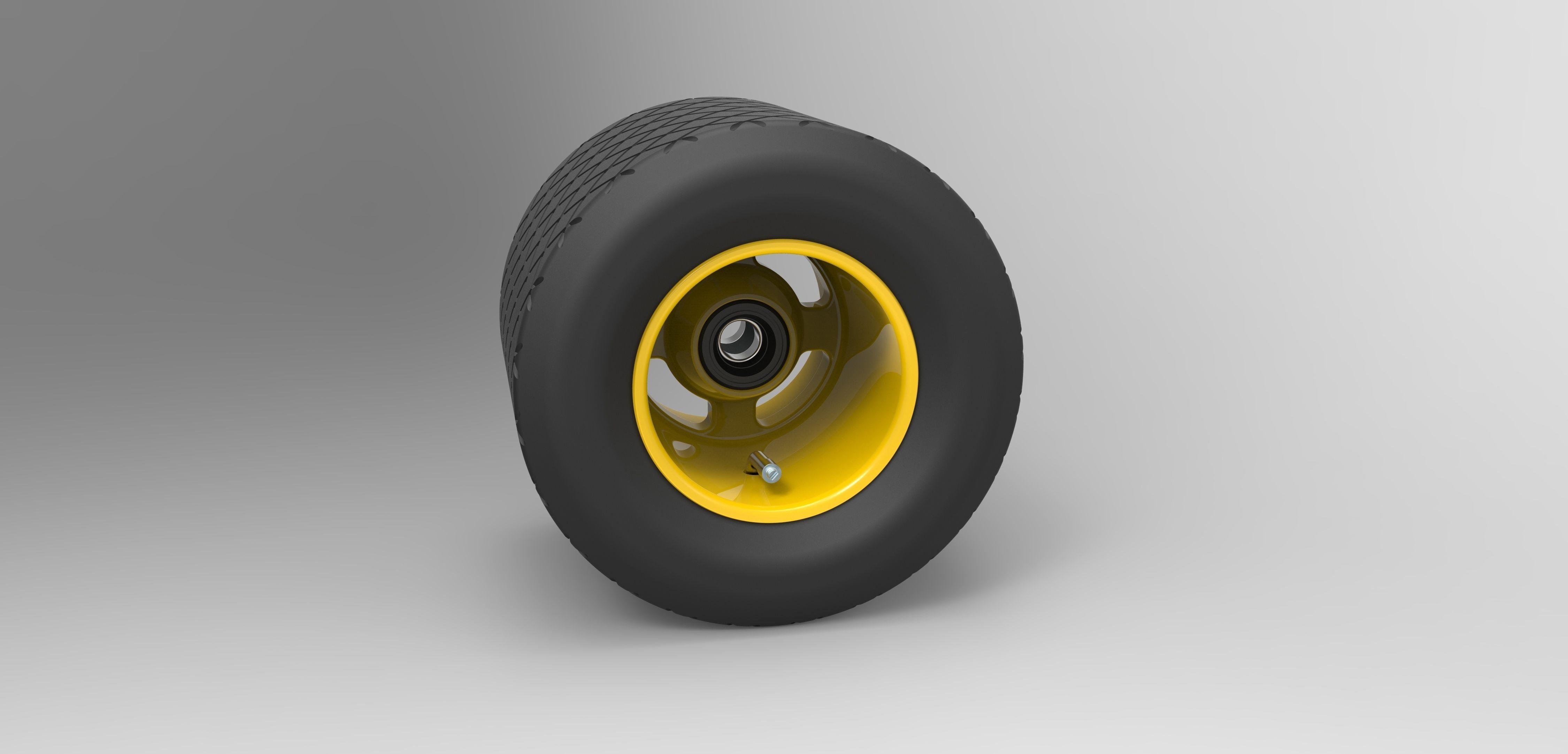 Drift-trike tricycle with two wheels 3D model_6