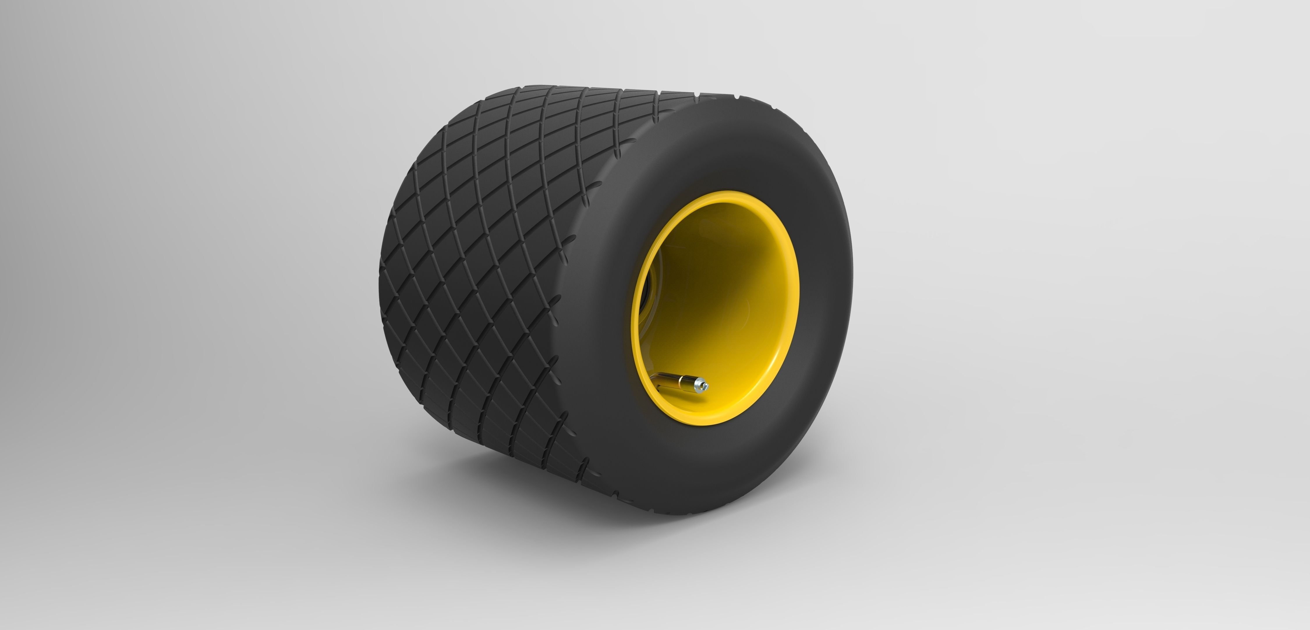 Drift-trike tricycle with two wheels 3D model_5