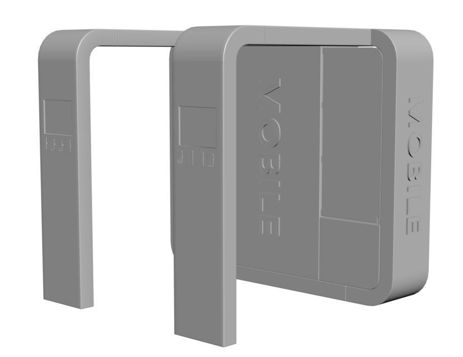 Mobile Phone Sale Stand 3D model_2