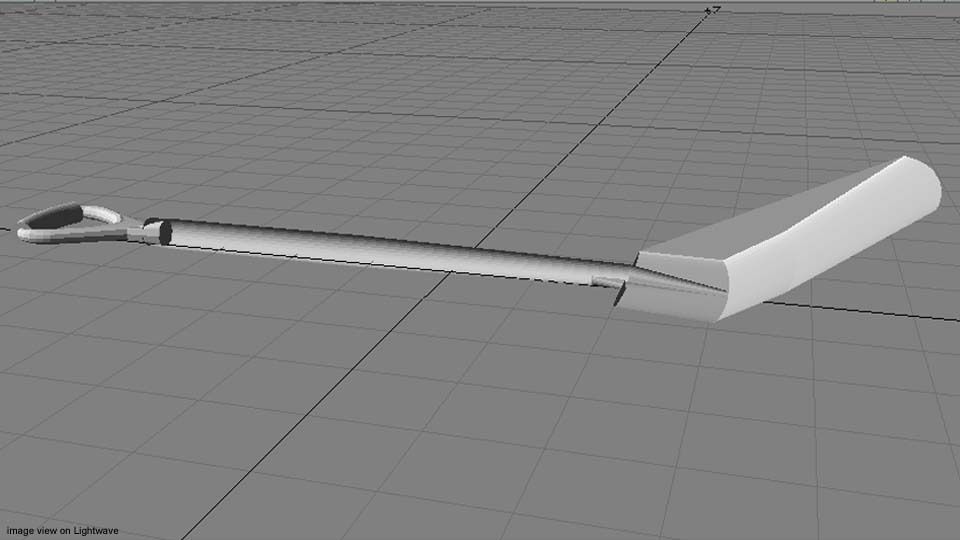 Garden Tool - Shovel 3D model_4