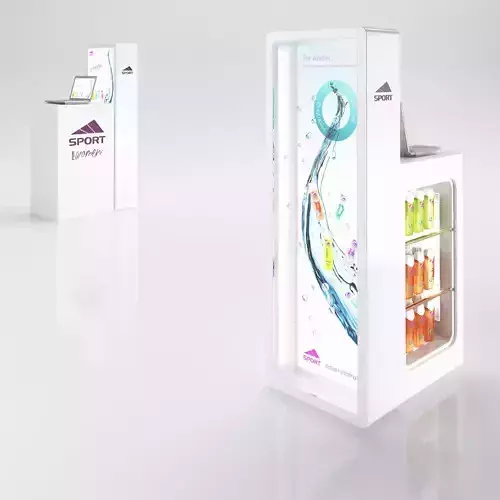 Designed cosmetic sale stand