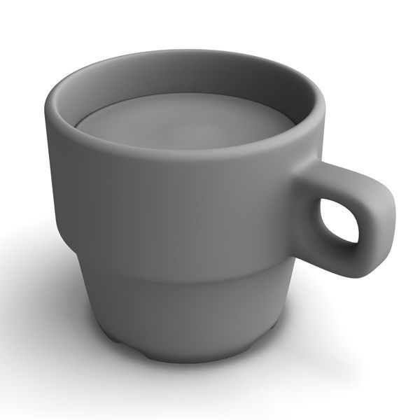 Cup of Coffee 3D model_9