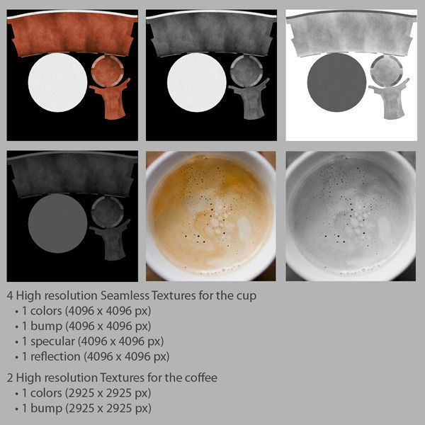 Cup of Coffee 3D model_13