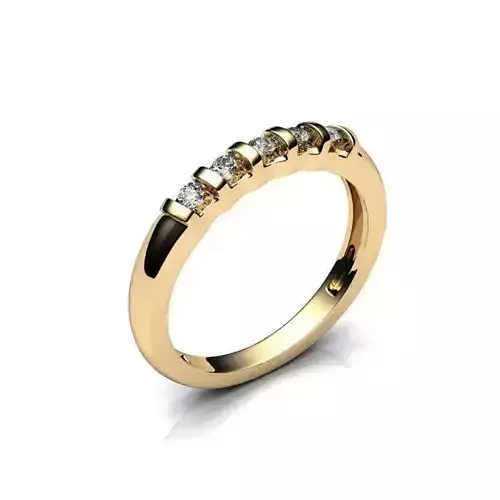Jewelry Set gold diamond eternity ring
