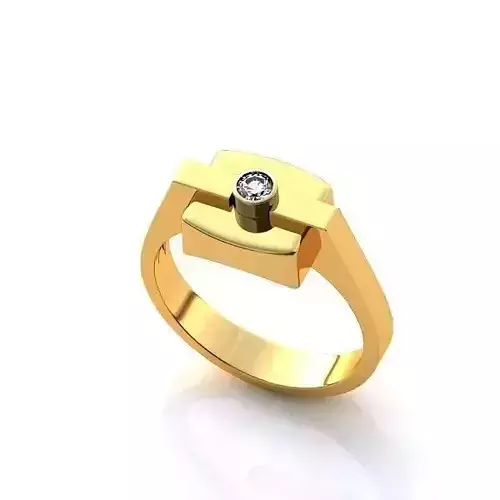 Jewelry Set gold ring with diamond