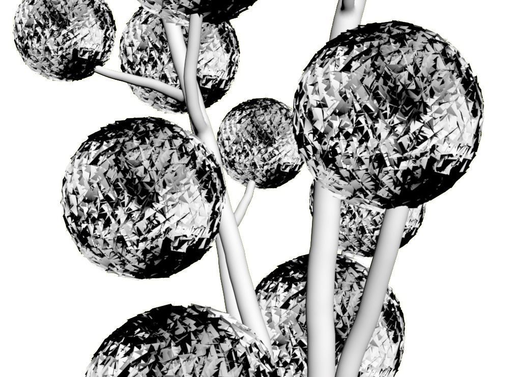 Art style formed tree 3D model_3