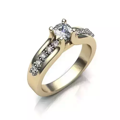Jewelry Set diamond engagement ring gold