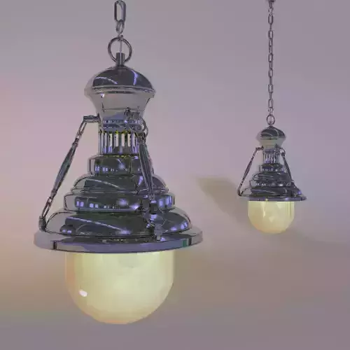 Rotterdam industrial dock pendant 3D model