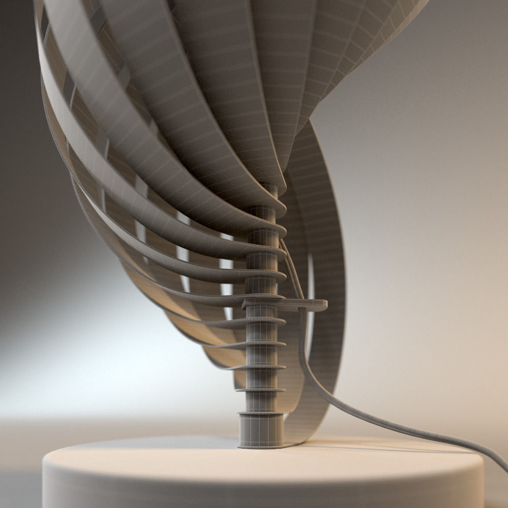 Henri Mathieu Floor Lamp collection 3D model_8