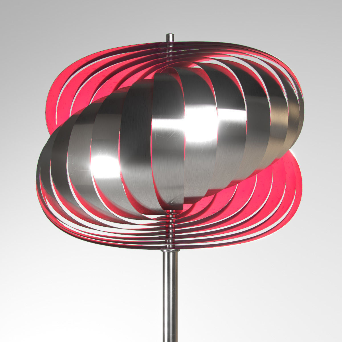 Henri Mathieu Floor Lamp collection 3D model_1