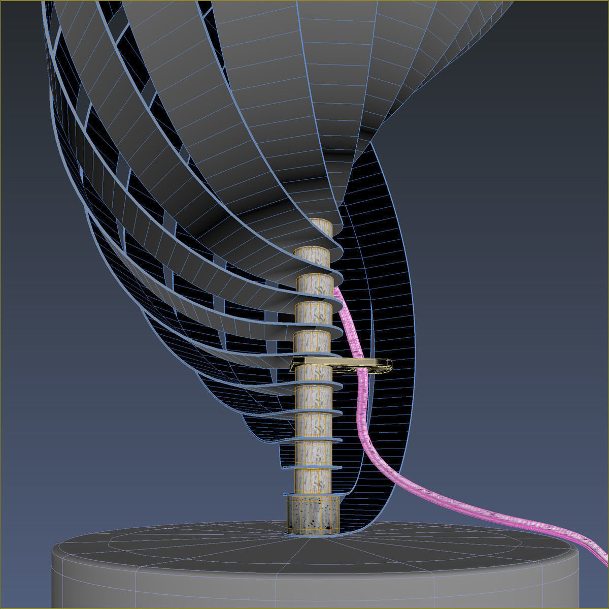 Henri Mathieu Floor Lamp collection 3D model_15