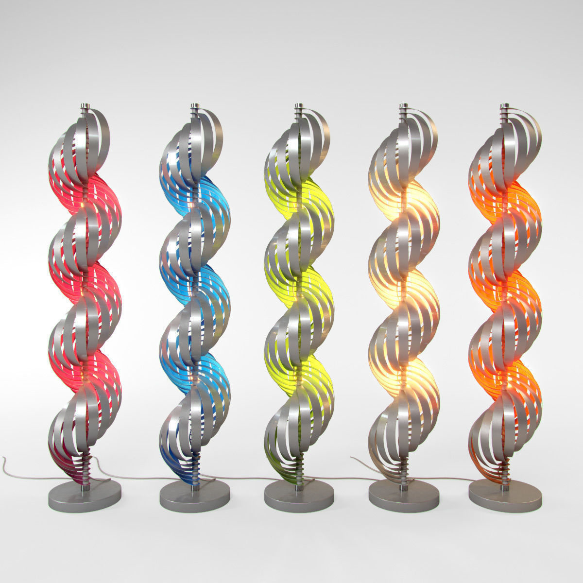 Henri Mathieu Floor Lamp collection 3D model_9