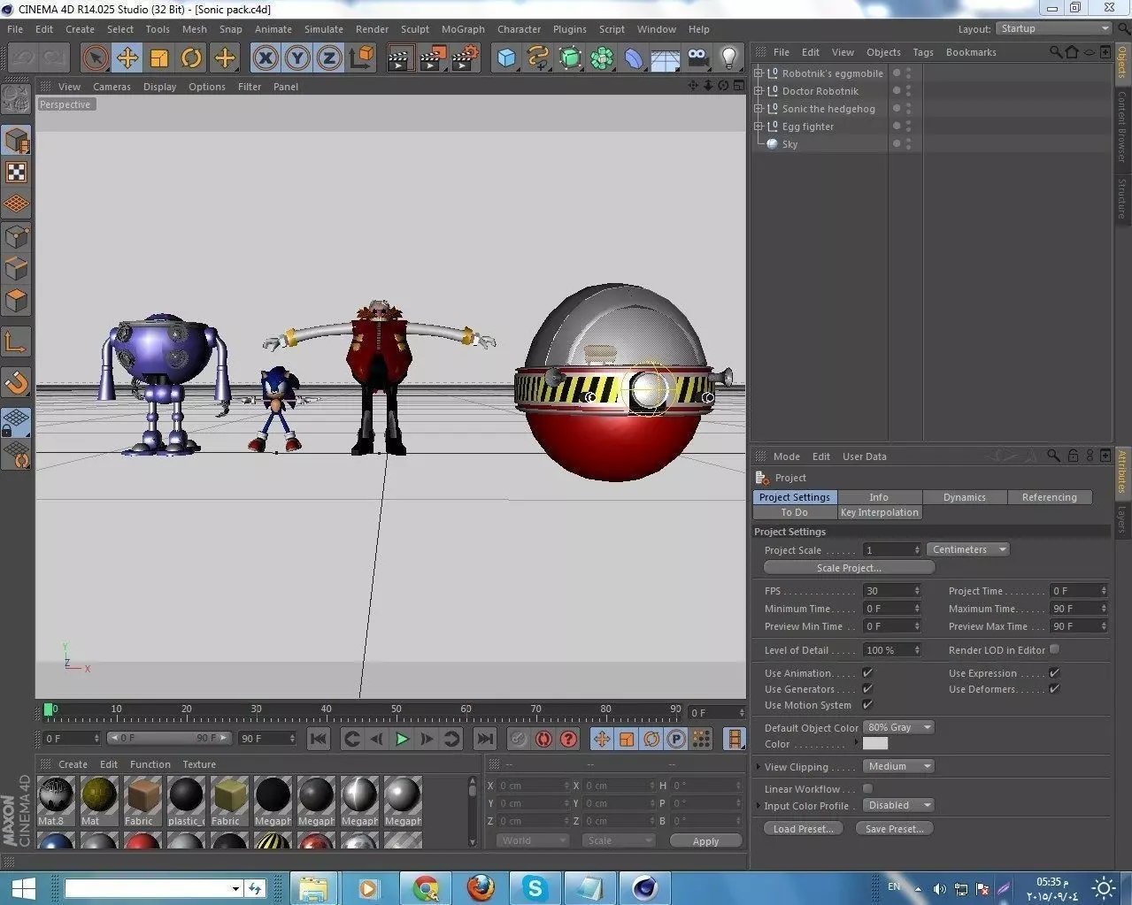 Sonic Model      Eggman    Robotnik     Eggcarrier 3D model_0