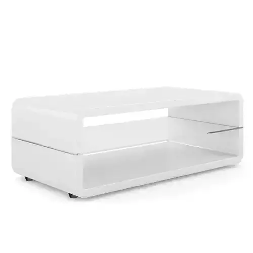 White Coffee Table 2 3D model