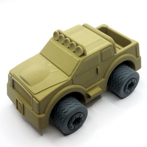 3D Printable Heavy Pick-UP - Supportless 3D print model 3