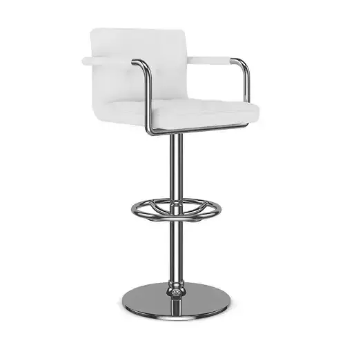 Leather Hocker Chair 1